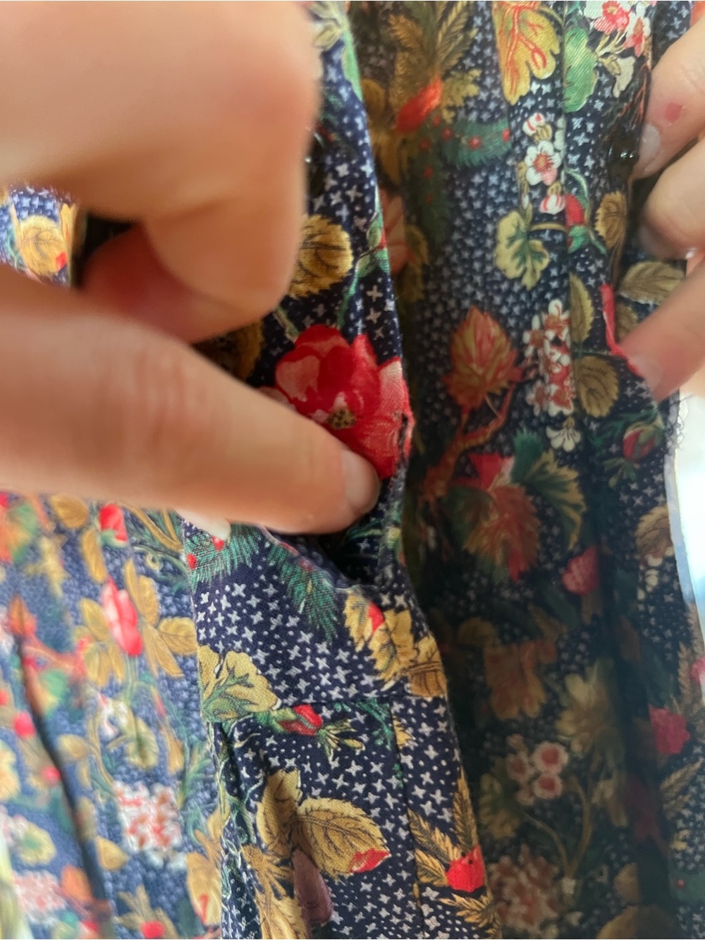Vintage Handmade Tiered Maxi Skirt - Picture 5 of 5